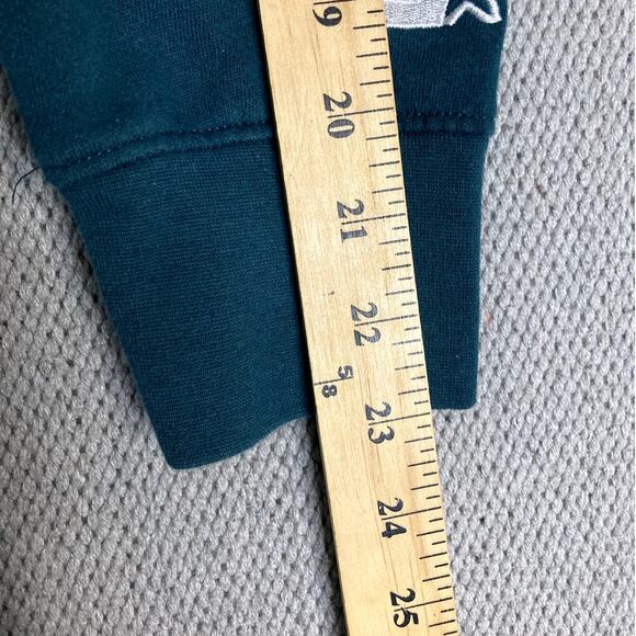 Starter G-111 NFL Hoodie Mens Large Green/Gray Philadelphia Eagles Patched Logo - Picture 13 of 15